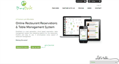 Desktop Screenshot of dinedesk.com